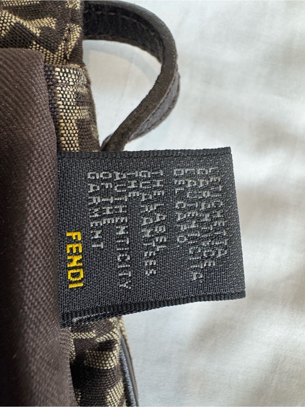 Fendi Monogram Zucca FF Flap Crossbody Messenger Bag in Brown and Beige Canvas - Picture 10 of 16